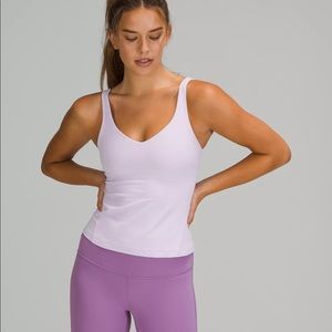 Lululemon align tank waist length Lavender dew